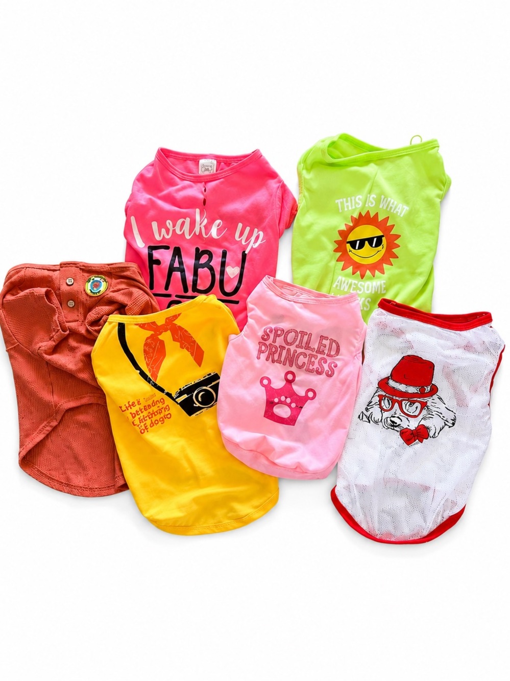 Six Female Dog Shirt Bundle